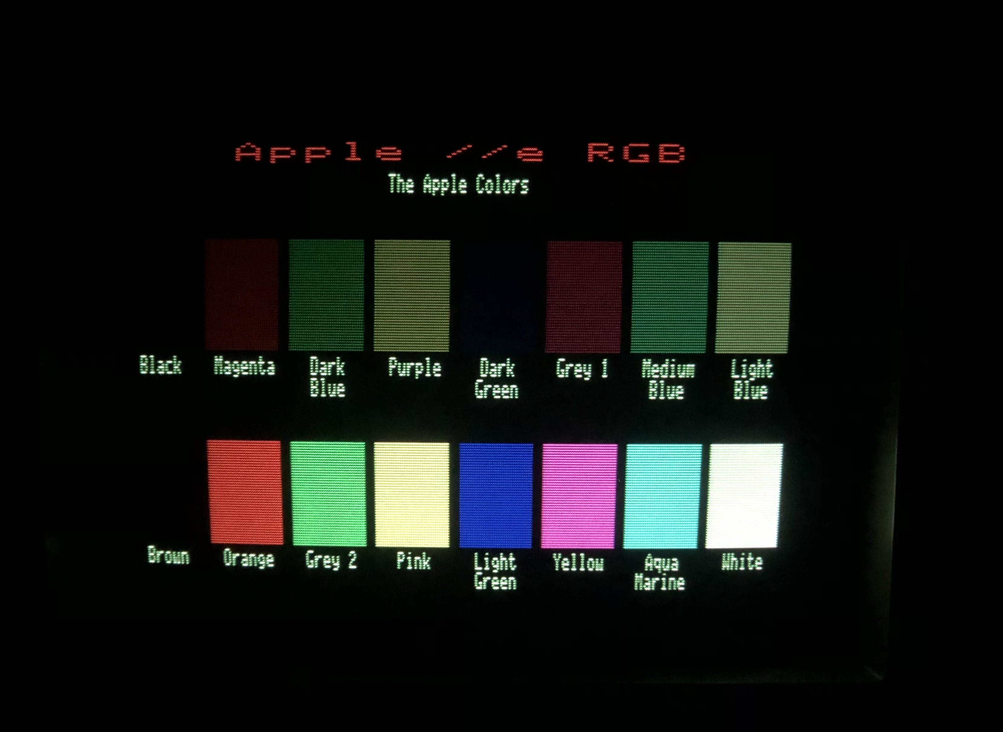 Apple IIGS (ROM1) and AppleColor Monitor 100 Applefritter